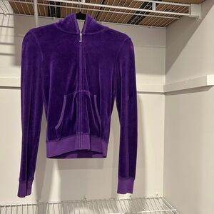 Juicy Couture Women’s Plush Velour Tracksuit  Hoodie - Used Condition